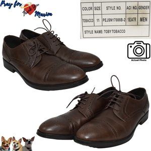 Perry Ellis Portfolio Toby Oxford Tobacco Dark Drown  11 Medium PEJSN17088B-2